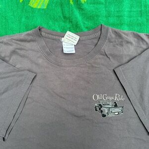 Old Guys Rule Trucker Grey Tee